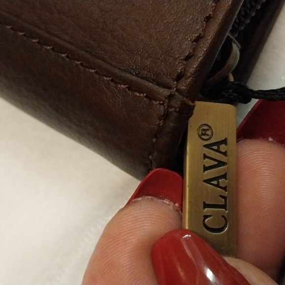 CLAVA 100% LEATHER OVERSIZED wallet - Picture 3 of 8